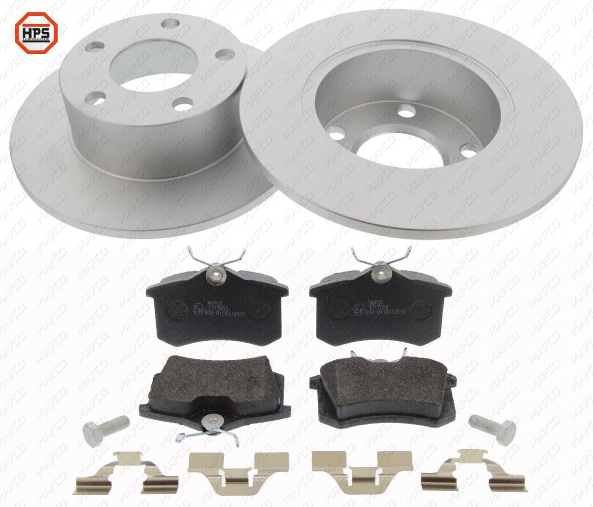 MAPCO Bremsensatz, Scheibenbremse Hinterachse 47864HPS
