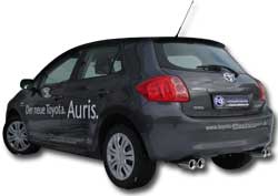 FOX Toyota Auris Diesel Endschalldämpfer rechts/links - 2x90 Typ 13 rechts/links