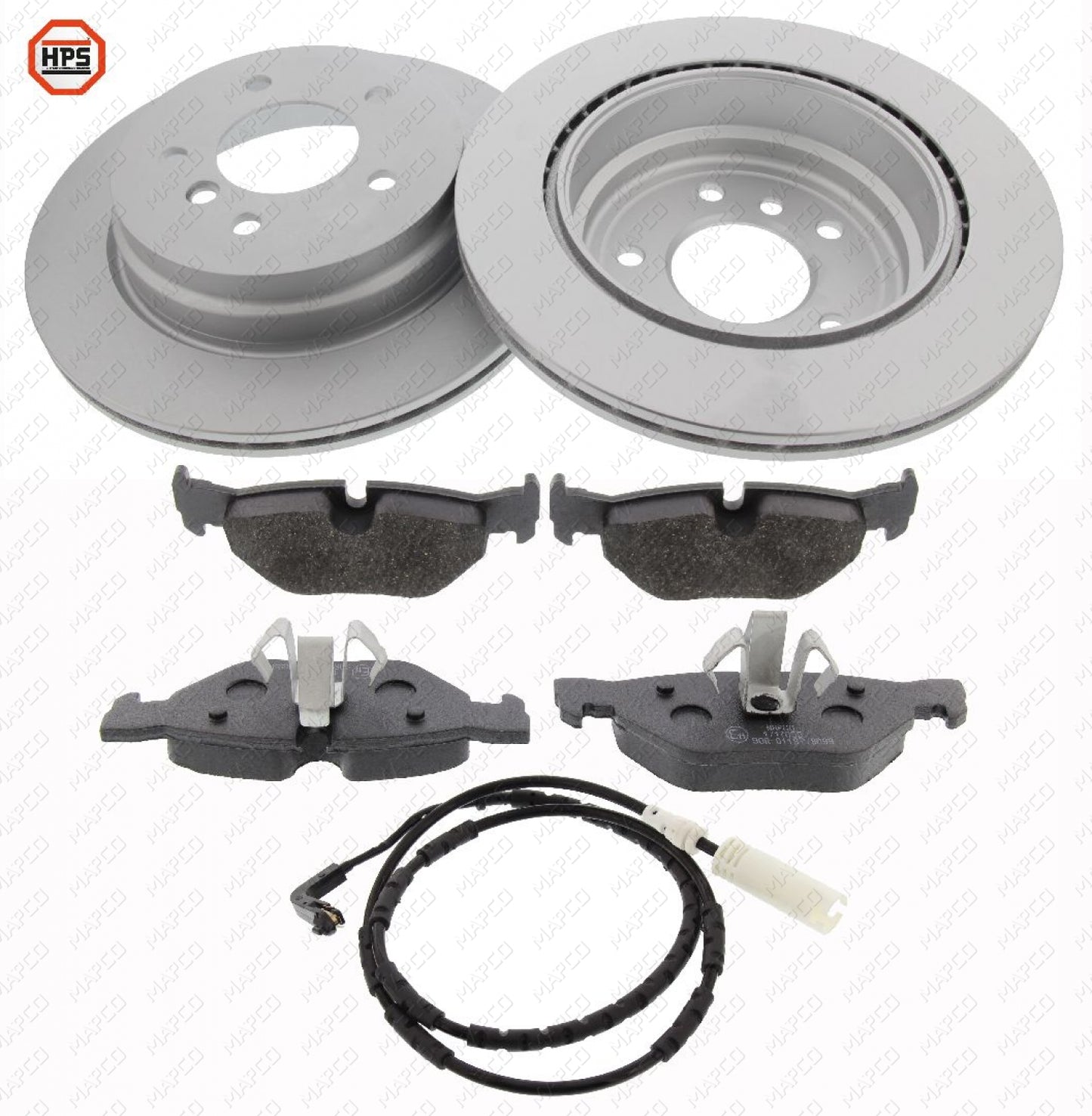 MAPCO Bremsensatz, Scheibenbremse Hinterachse 47873HPS