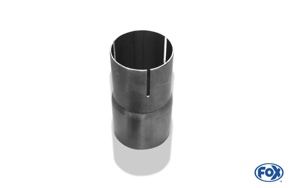 FOX Einzelmuffe 50mm auf 50mm - Länge: 120mm d1 = 50mm außen/ d2 innen geschlitzt = 50mm