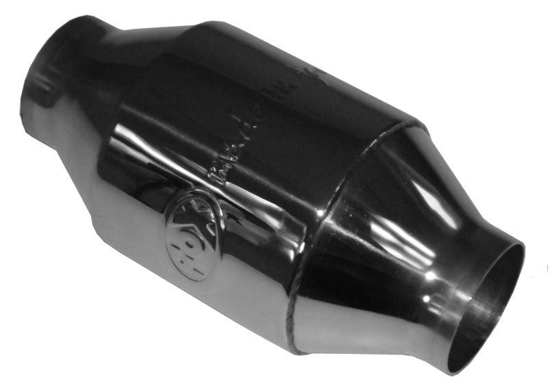 FOX Uni-Metallkat - 100 Zellen - Material: 1.4812 Länge: 230mm/ Anschluss: 62mm - poliert mit FOX Made in Germany Prägung (ohne Gutachten (laut StVo nicht zugelassen))