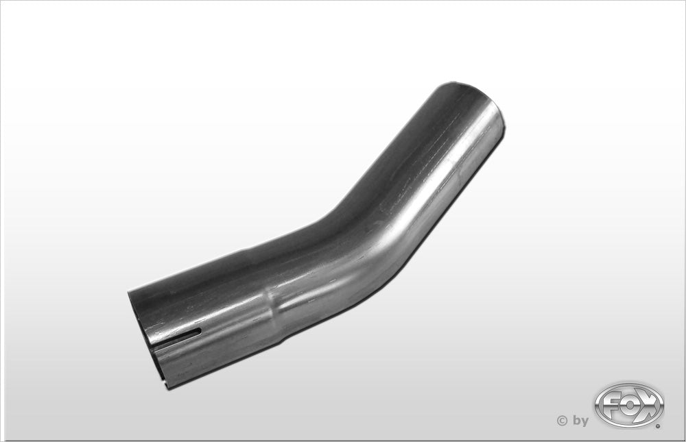 FOX Uni-Rohrbogen 30° geweitet - d1Ø 76mm Schenkellänge L1: ca. 140mm - Radius: 110mm