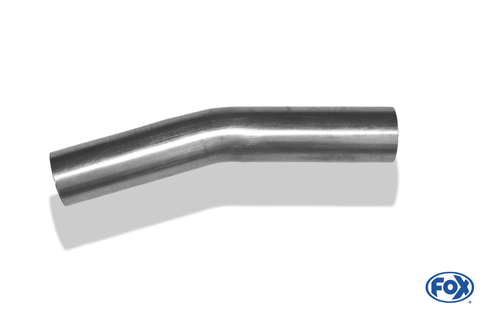 FOX Uni-Rohrbogen 15° ungeweitet - d1Ø 40mm Schenkellänge L1: ca. 105mm - Radius: 75mm