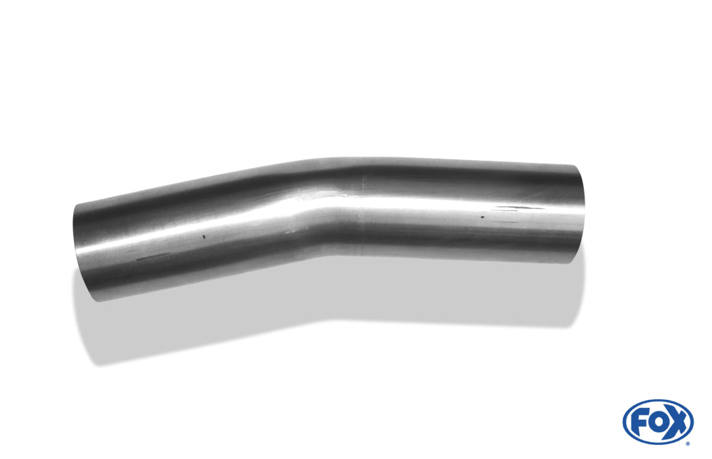 FOX Uni-Rohrbogen 15° ungeweitet - d1Ø 60mm Schenkellänge L1: ca. 130mm - Radius: 100mm