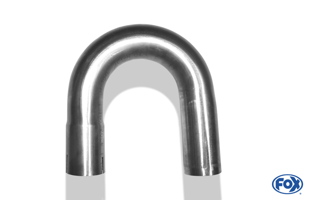 FOX Uni-Rohrbogen 180° geweitet - d1Ø 63mm Schenkellänge L1: ca. 125mm - Radius: 94,5mm