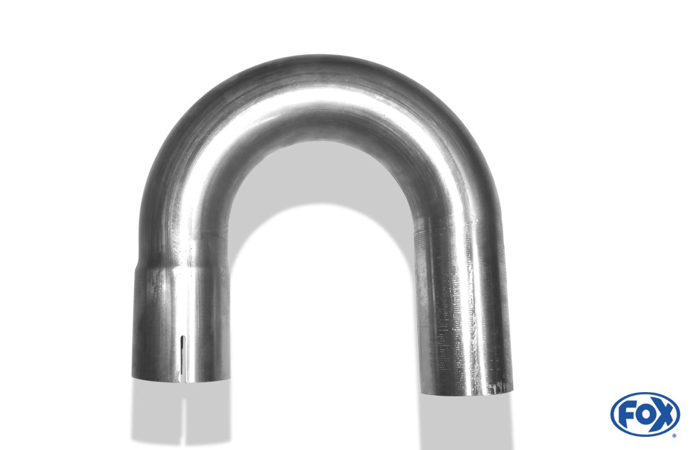 FOX Uni-Rohrbogen 180° geweitet - d1Ø 88,9mm Schenkellänge L1: ca. 310mm - Radius: 135mm