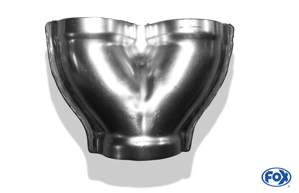 FOX Y-Verbinder 55/2x50 1x55mm innen auf 2x50mm innen (Höhe: 95mm/ Breite: 135mm)