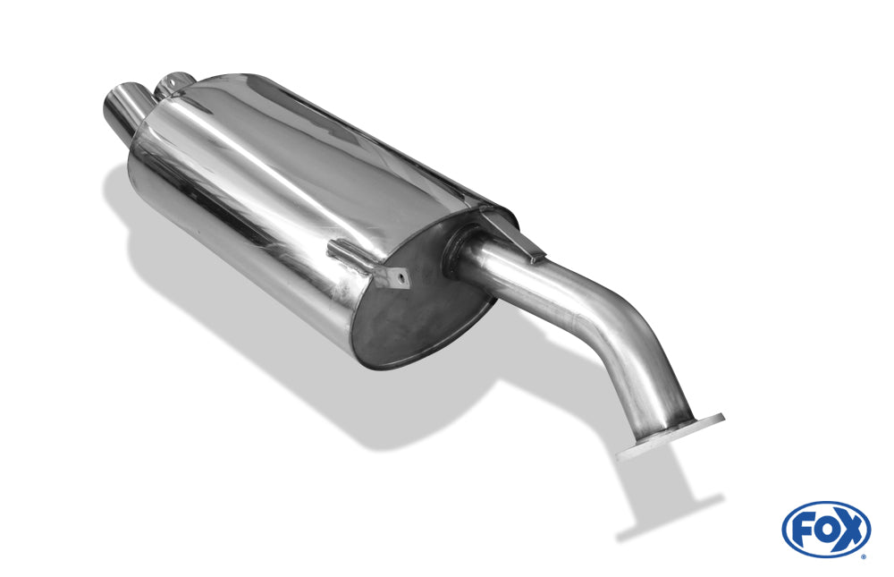 FOX Volvo V40/ S40 Endschalldämpfer - 2x80 Typ 13