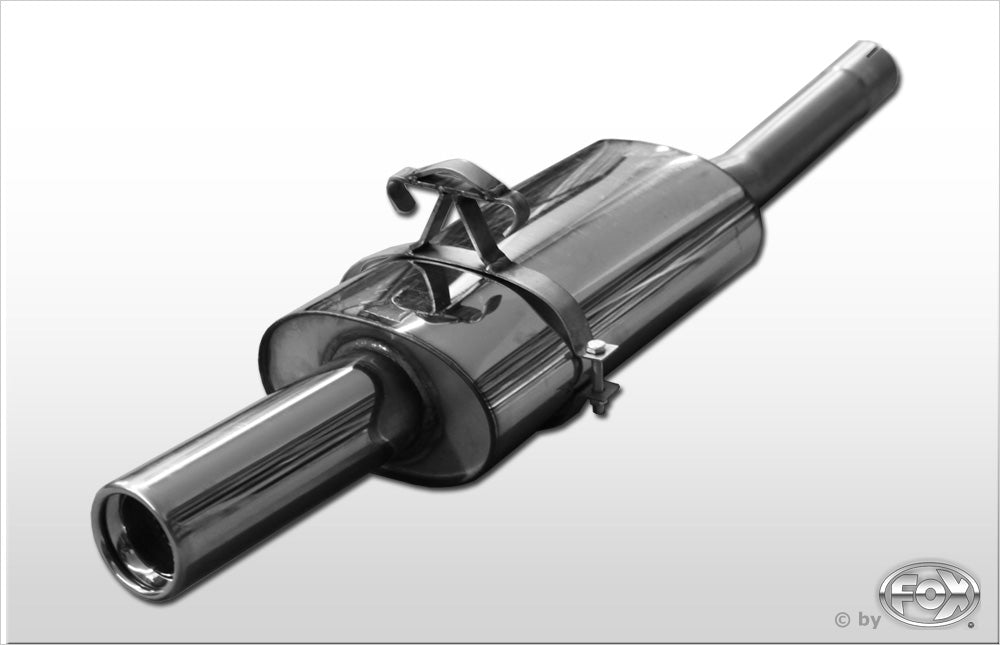 FOX VW Polo 86C G40 Endschalldämpfer Ø 63,5mm - 1x80 Typ 13