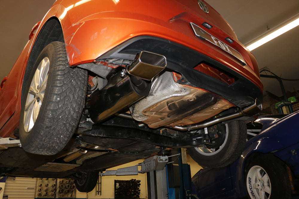 FOX VW Polo AW1 Endschalldämpfer Ausgang rechts/links - 145x65 Typ 59 rechts/links