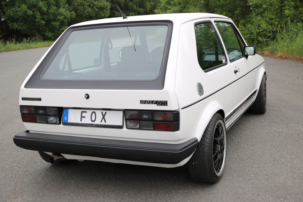 FOX VW Golf I GTI Endschalldämpfer Ø63,5mm - 1x63,5 Typ 23