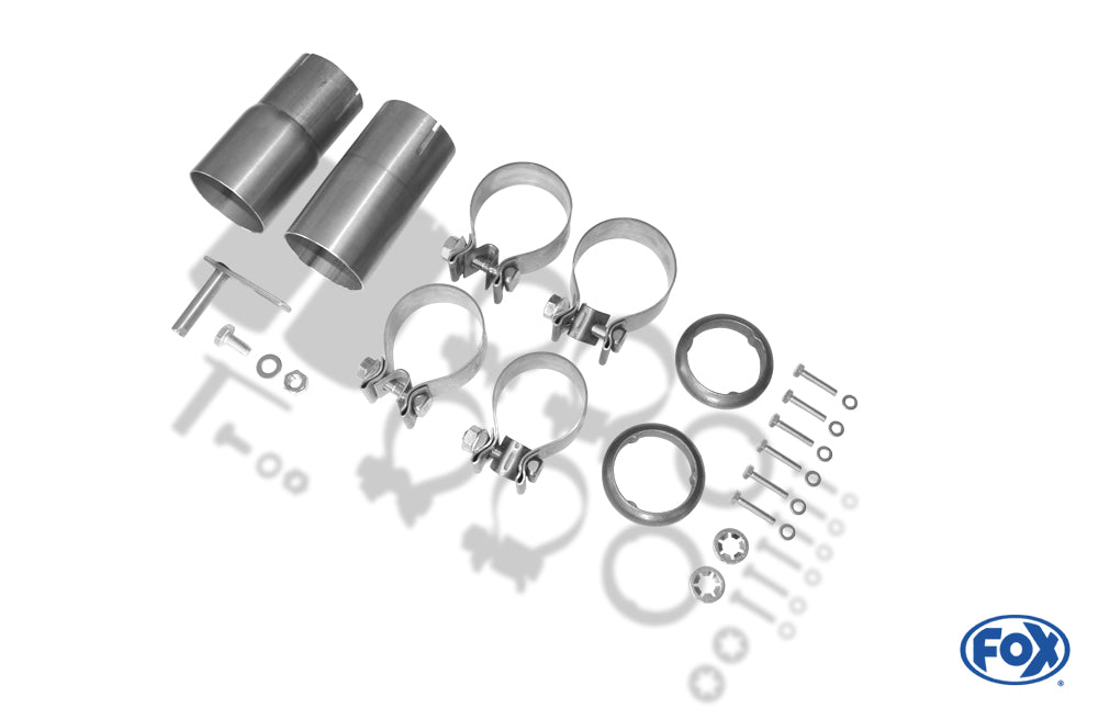 FOX VW Golf V TSI Endschalldämpfer Ausgang rechts/links - 2x76 Typ 17 rechts/links