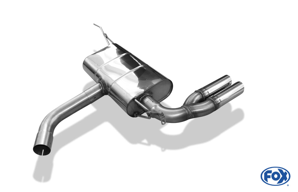 FOX VW Golf VI Endschalldämpfer - 2x63 Typ 14