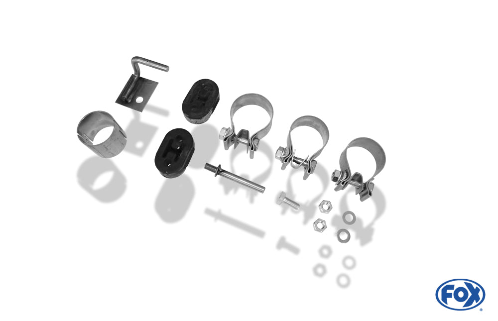 FOX VW Bus T4 Endschalldämpfer rechts/links - 2x80 Typ 13 rechts/links