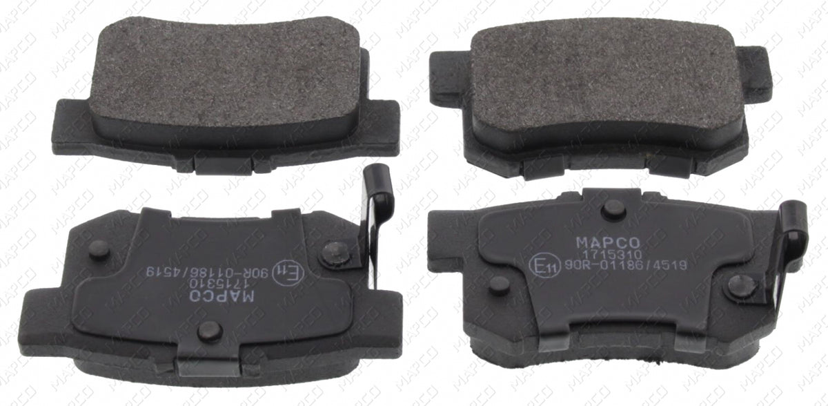 MAPCO Bremsbelagsatz, Scheibenbremse Hinterachse 6529