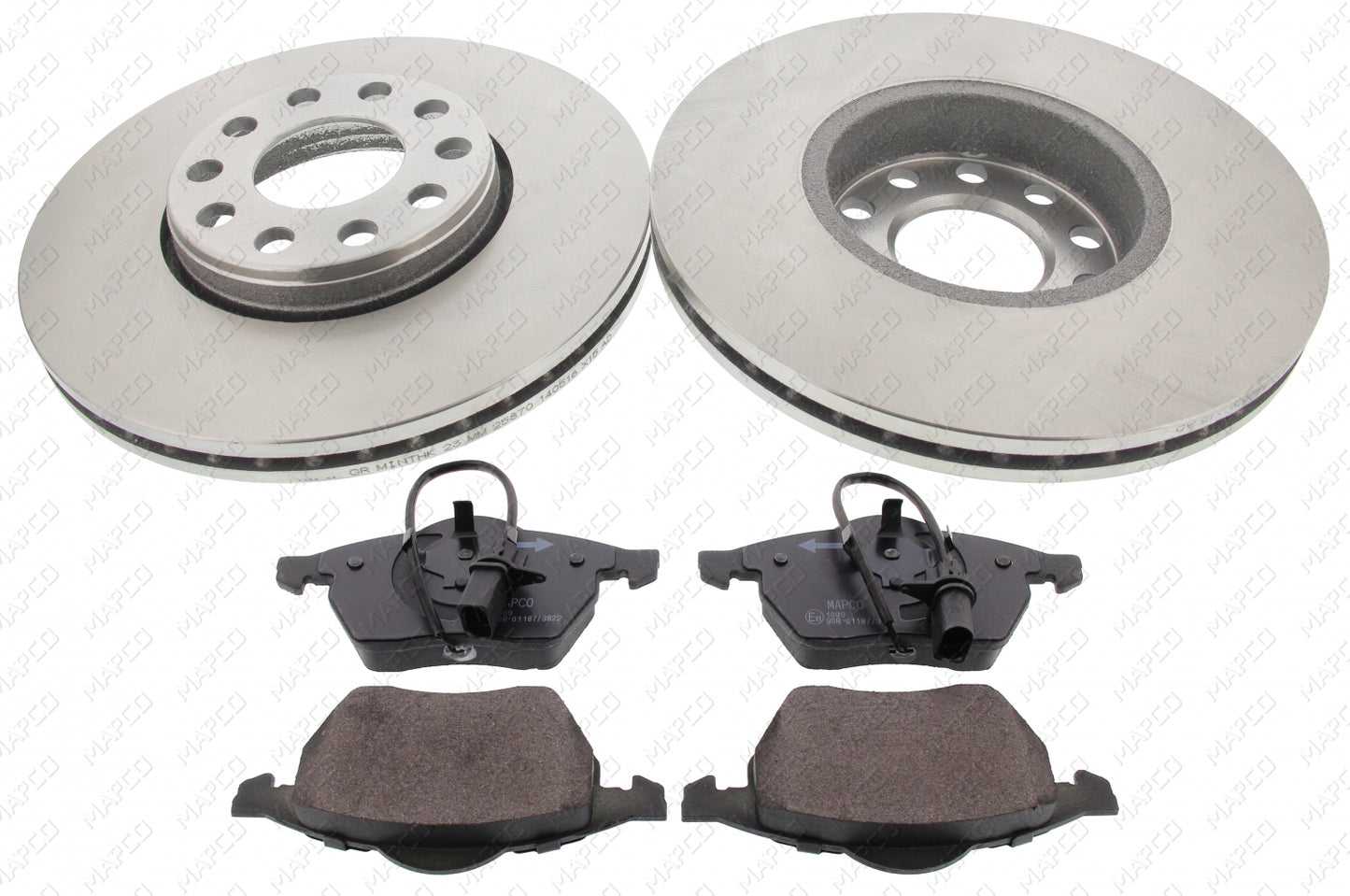 MAPCO Bremsensatz, Scheibenbremse Vorderachse Satz 47927