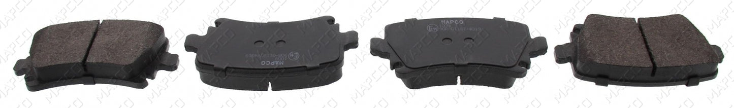 MAPCO Bremsbelagsatz, Scheibenbremse Hinterachse 6696