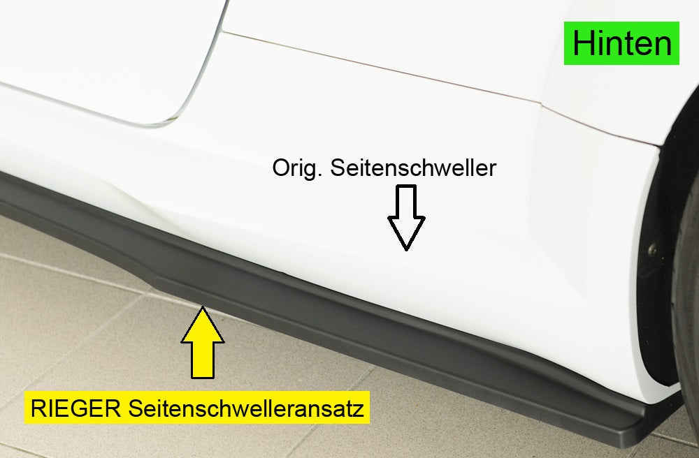 Rieger Seitenschwelleransatz (ca. 19mm) Audi TTS (8J-FV/8S) Roadster 07.14-08.18 (bis Facelift) 00055141