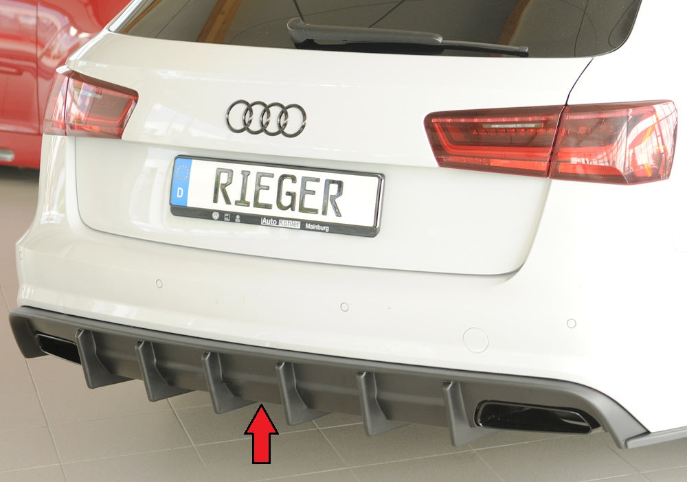 Rieger Heckeinsatz (für Fzg. ohne AHK) Audi A6 (4G/C7) Lim. 09.14- (ab Facelift) 00055343