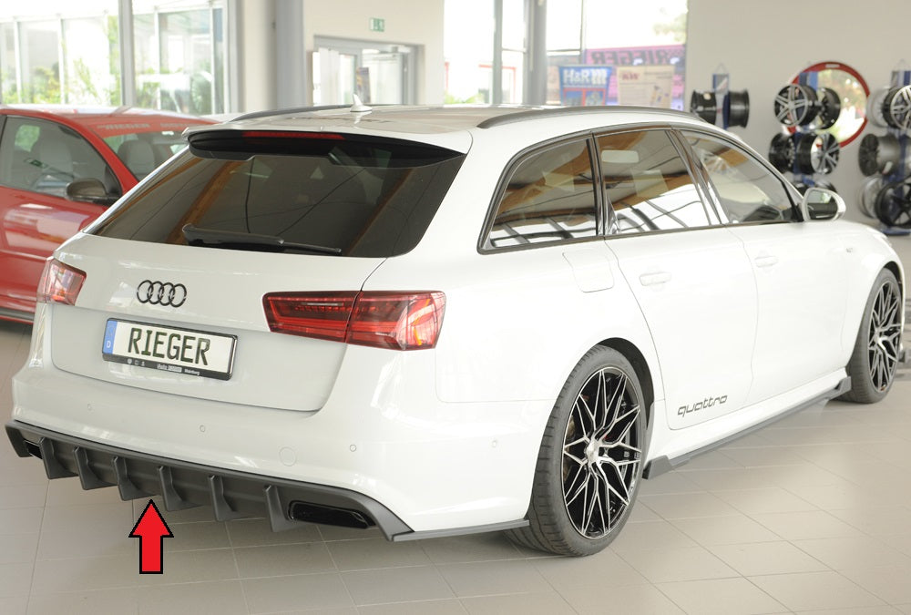 Rieger Heckeinsatz (für Fzg. ohne AHK) Audi A6 (4G/C7) Lim. 09.14- (ab Facelift) 00055343