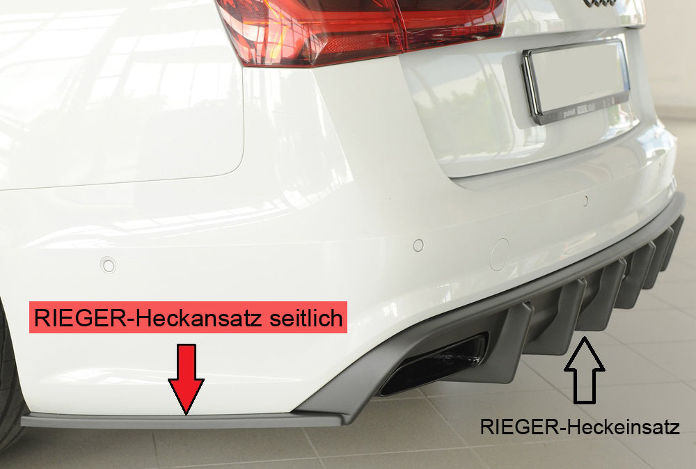 Rieger Heckschürzenansatz seitlich links Audi A6 S6 (4G/C7) Lim. 09.14- (ab Facelift) 00055345