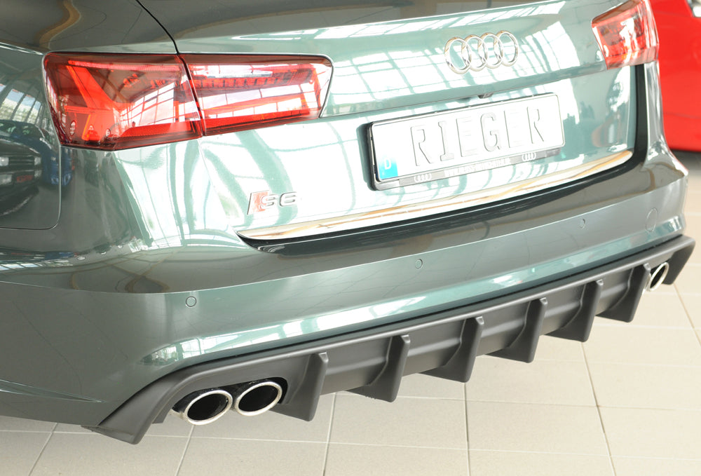 Rieger Heckeinsatz (für Fzg. mit AHK) Audi A6 S6 (4G/C7) Lim. 09.14- (ab Facelift) 00055348