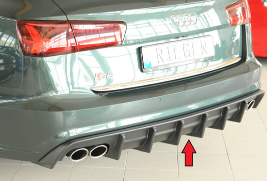 Rieger Heckeinsatz (für Fzg. mit AHK) Audi A6 S6 (4G/C7) Lim. 09.14- (ab Facelift) 00055348