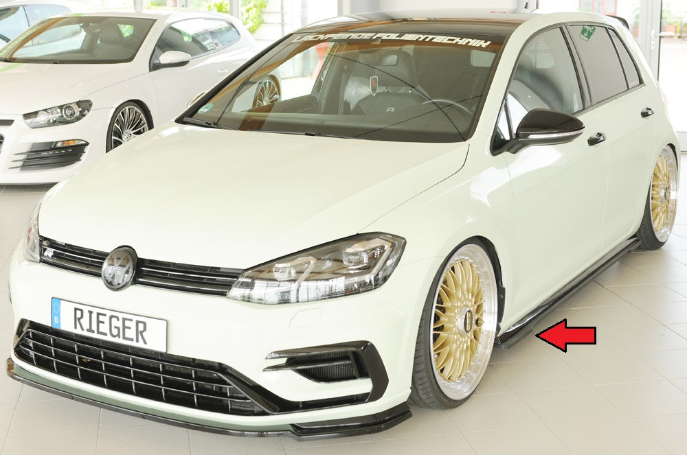 Rieger Seitenschwelleransatz (ca. 19mm) VW Golf 7 R-Line 5-tür. 02.17- (ab Facelift) 00059548