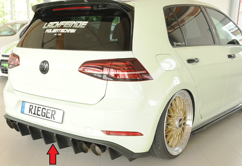 Rieger Heckeinsatz VW Golf 7 R 5-tür. 02.17- (ab Facelift) 00059582