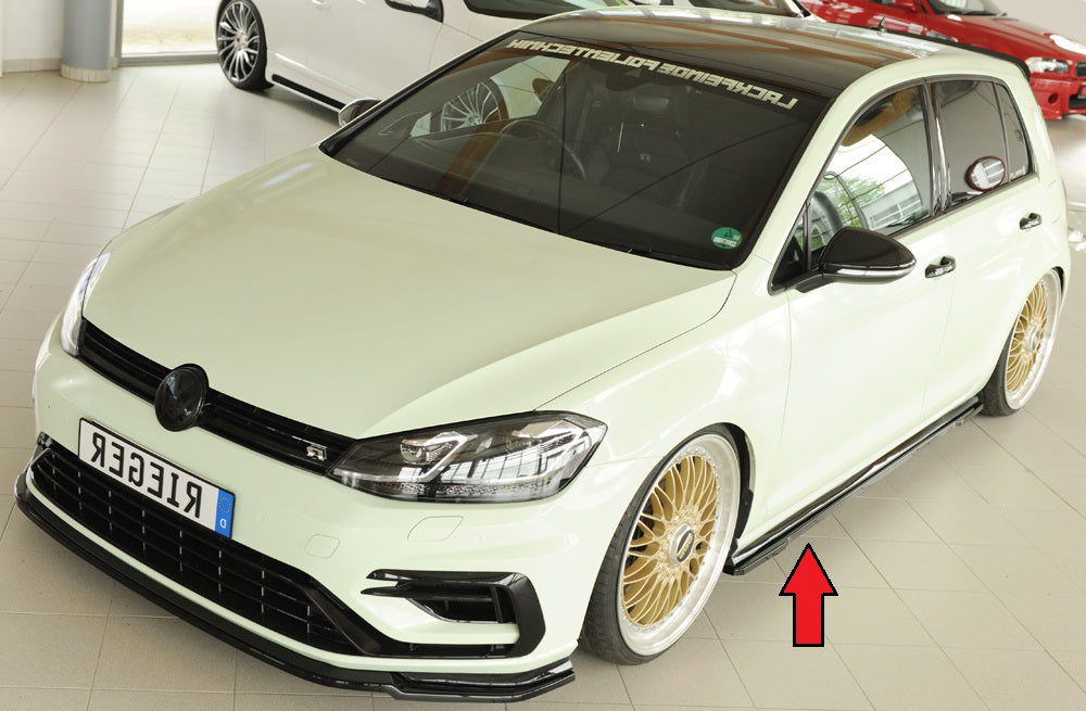 Rieger Seitenschwelleransatz (ca. 19mm) VW Golf 7 R-Line 5-tür. 02.17- (ab Facelift) 00088360
