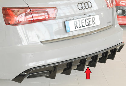 Rieger Heckeinsatz (für Fzg. ohne AHK) Audi A6 (4G/C7) Lim. 09.14- (ab Facelift) 00088365