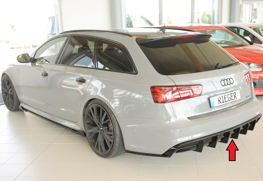 Rieger Heckeinsatz (für Fzg. ohne AHK) Audi A6 (4G/C7) Lim. 09.14- (ab Facelift) 00088365