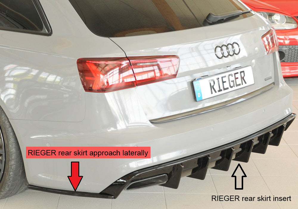 Rieger Heckschürzenansatz seitlich links Audi A6 S6 (4G/C7) Lim. 09.14- (ab Facelift) 00088367