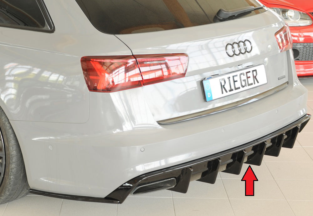 Rieger Heckeinsatz (für Fzg. mit AHK) Audi A6 (4G/C7) Lim. 09.14- (ab Facelift) 00088369