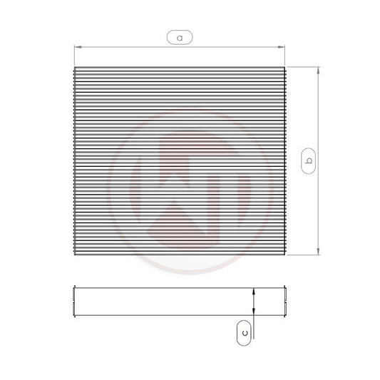 Wagner Tuning Wasserkühlernetz 645x395x52