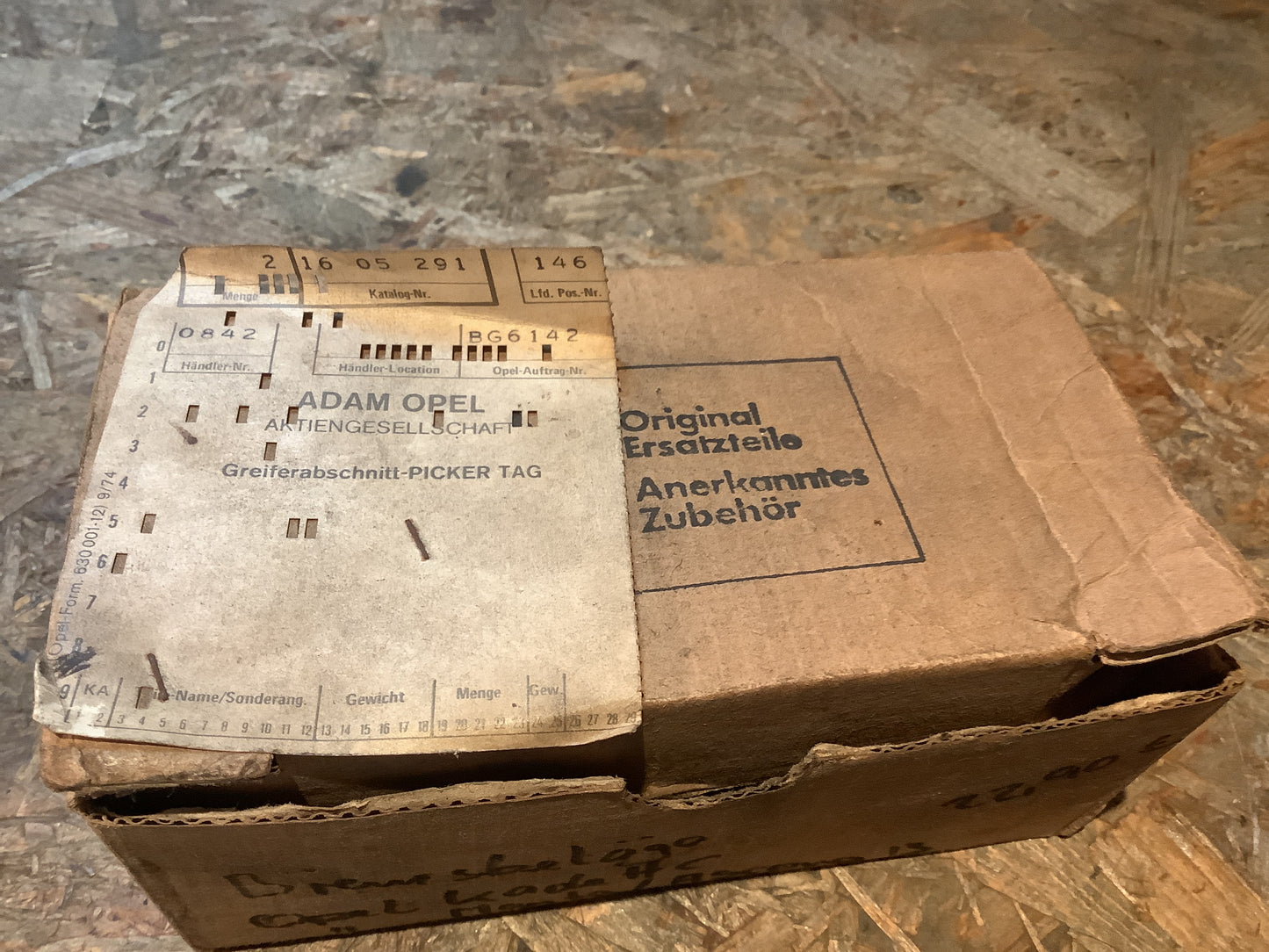 Opel Kadett C, Manta/ Ascona B Bremsbeläge Original Opel NEU