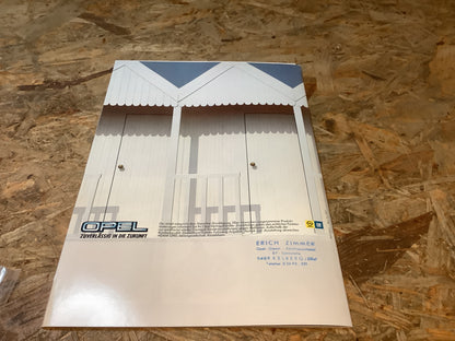 Opel Ascona Zeitschrift Prospekt