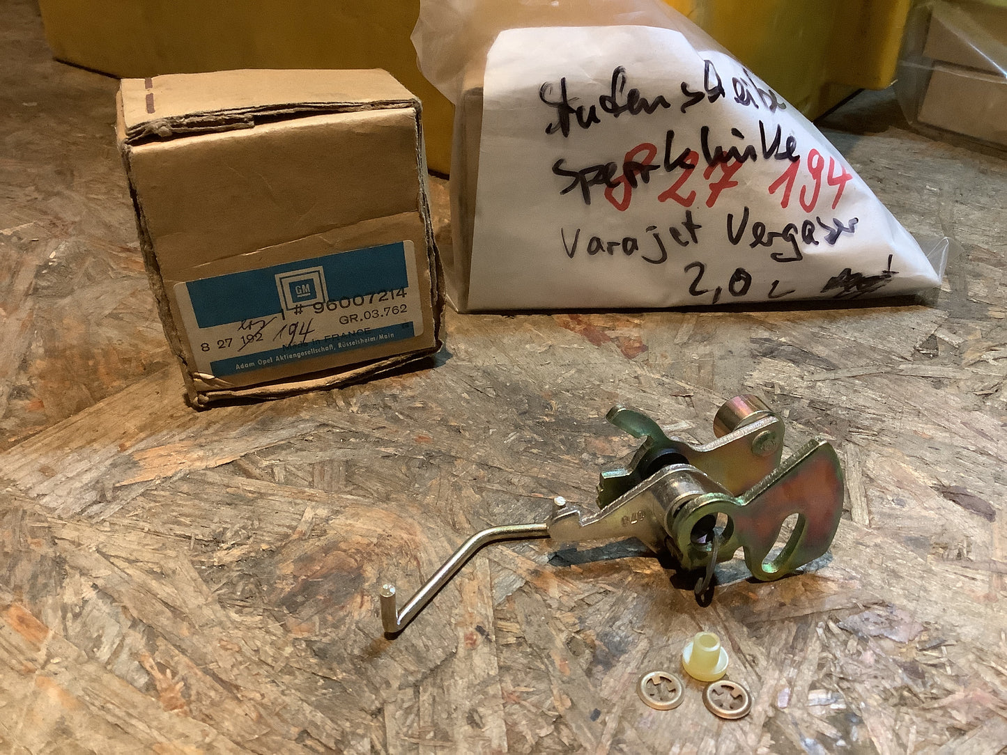 Stufenscheibe, Sperrklinke Varajet Vergaser 2,0L Original GM NEU