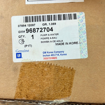 Original GM Chevrolet Kalos 1.4 Wasserpumpe NEU 96872704