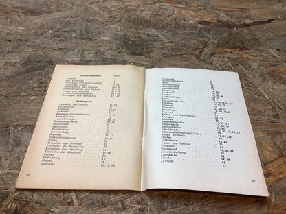 Express Moped-Radexi III Handbuch