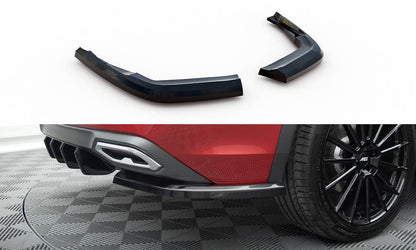 Maxton Heck Ansatz Flaps Diffusor für Seat Tarraco FR Mk1 schwarz Hochglanz