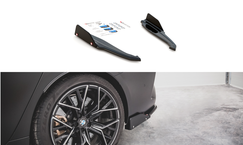 Maxton Heck Ansatz Flaps Diffusor V.1 +Flaps für BMW M8 Gran Coupe F93