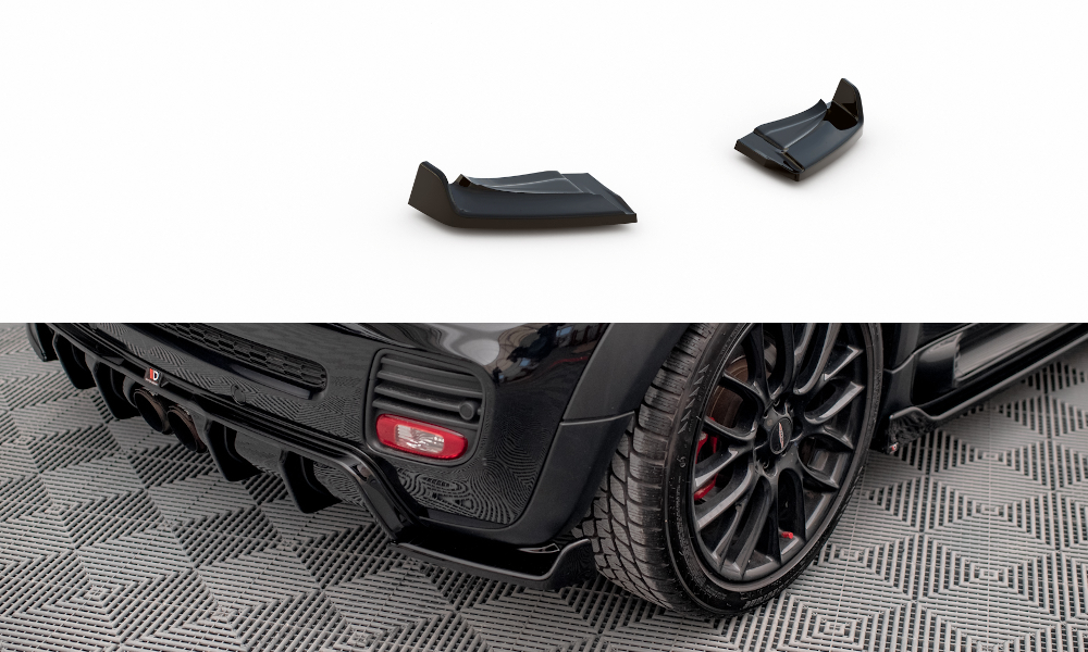 Maxton Heck Ansatz Flaps Diffusor V.3 für Mini Cooper John Cooper Works R56 schwarz Hochglanz