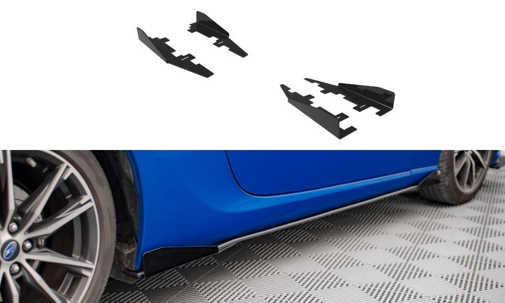 Maxton Side Flaps Subaru BRZ Mk1  schwarz Hochglanz