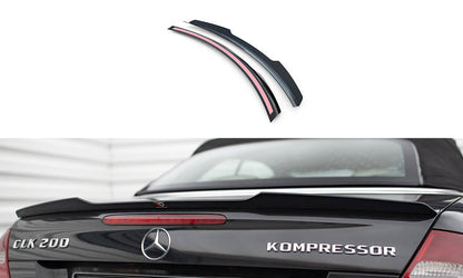 Maxton Spoiler CAP für Mercedes-Benz CLK Cabriolet A209 schwarz Hochglanz