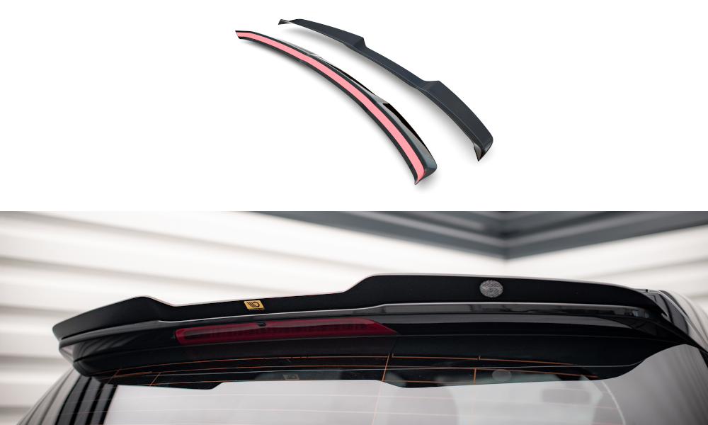 Maxton Spoiler CAP für Mercedes-Benz B W246 Facelift schwarz Hochglanz