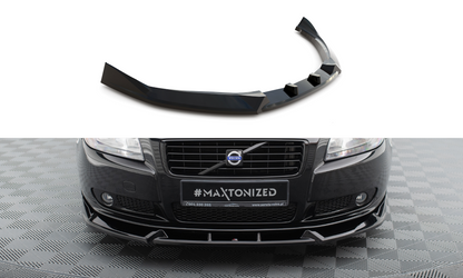 Maxton Front Ansatz für Volvo S80 Mk2 schwarz Hochglanz