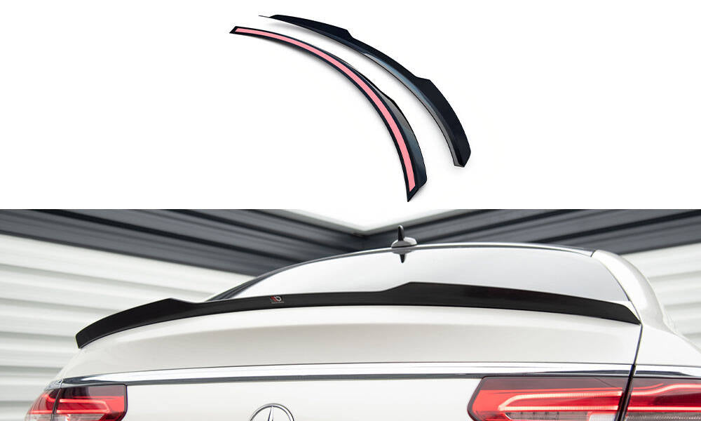 Maxton Spoiler CAP für Mercedes-Benz GLE Coupe 43 AMG / AMG-Line C292 schwarz Hochglanz