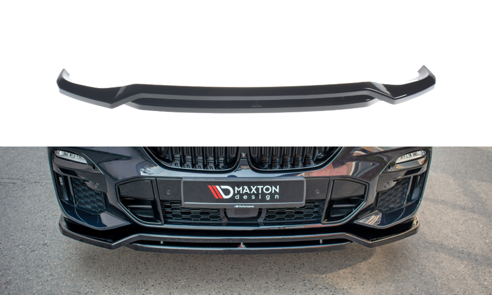Maxton Front Ansatz für BMW X5 G05 M Paket schwarz matt