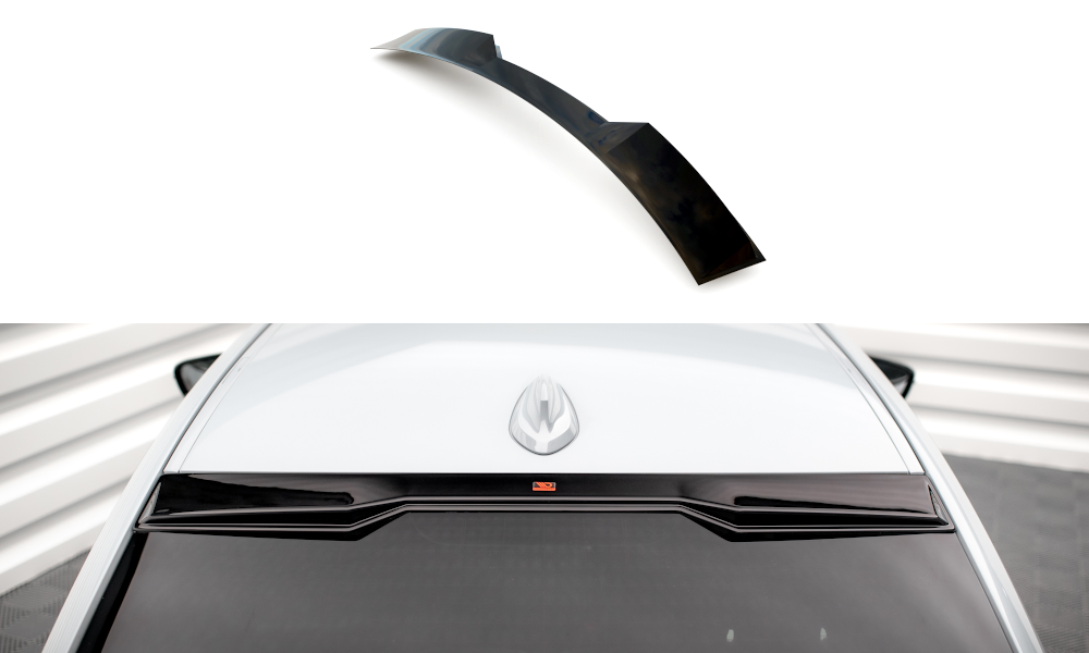 Maxton Heckscheiben Spoiler für BMW 2 Coupe G42 / M2 G87 schwarz Hochglanz